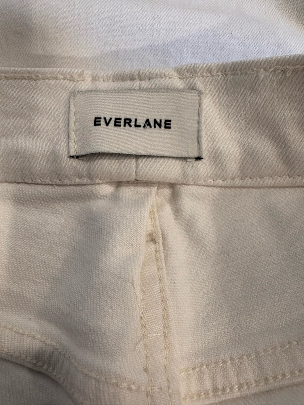 Everlane Cream Way-High Curve Jeans - 32/33L (waist altered) - Picture 7 of 8